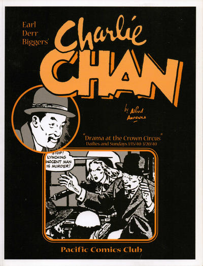 Cover for Charlie Chan "Drama at the Crown Circus" (Pacific Comics Club, 2003 series) 