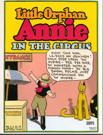 Cover for Little Orphan Annie in the Circus (Pacific Comics Club, 2000 series) #[nn]