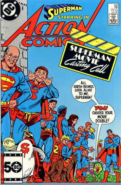 Cover for Action Comics (DC, 1938 series) #569 [Direct]