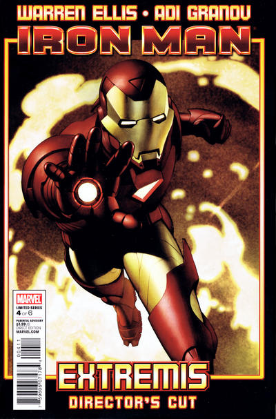 Cover for Iron Man: Extremis Director's Cut (Marvel, 2010 series) #4