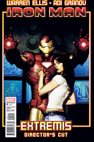 Cover for Iron Man: Extremis Director's Cut (Marvel, 2010 series) #5