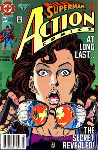 Cover for Action Comics (DC, 1938 series) #662 [Newsstand]
