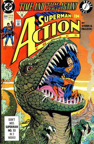 Cover for Action Comics (DC, 1938 series) #664 [Direct]