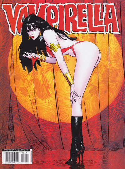 Cover for Vampirella Comics Magazine (Harris Comics, 2003 series) #4 [Michael Golden Virgin Cover]