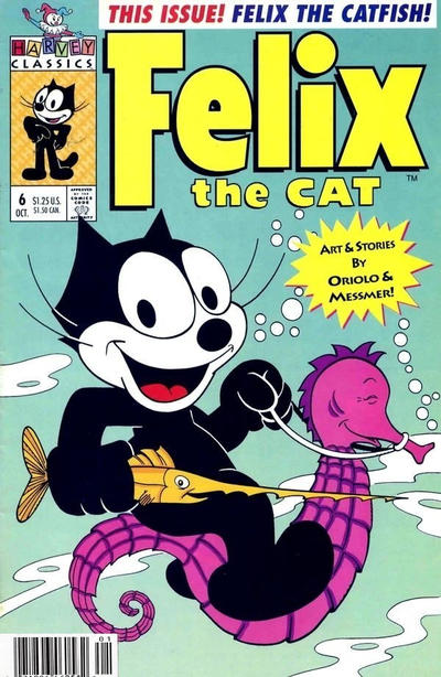 Cover for Felix the Cat (Harvey, 1991 series) #6 [Newsstand]