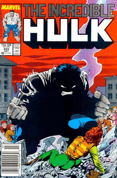 Cover for The Incredible Hulk (Marvel, 1968 series) #333 [Newsstand]