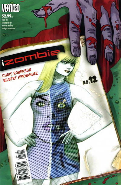 Cover for I, Zombie [iZombie] (DC, 2010 series) #12