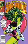 Cover for The Sensational She-Hulk (Marvel, 1989 series) #43 [Newsstand]