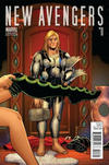 Cover for New Avengers (Marvel, 2010 series) #11 [Thor Goes Hollywood Variant Edition]