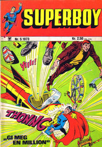 Cover Thumbnail for Superboy (Illustrerte Klassikere / Williams Forlag, 1969 series) #5/1973