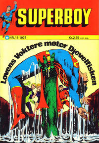 Cover Thumbnail for Superboy (Illustrerte Klassikere / Williams Forlag, 1969 series) #11/1974