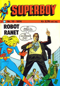 Cover Thumbnail for Superboy (Illustrerte Klassikere / Williams Forlag, 1969 series) #10/1974