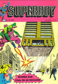 Cover Thumbnail for Superboy (Illustrerte Klassikere / Williams Forlag, 1969 series) #12/1974