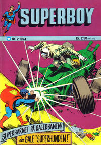 Cover Thumbnail for Superboy (Illustrerte Klassikere / Williams Forlag, 1969 series) #2/1974