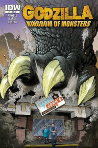 Cover Thumbnail for Godzilla: Kingdom of Monsters (IDW, 2011 series) #1 [Second Printing: Carol & John's Comic Book Shop Cover]
