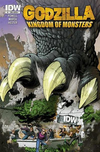 Cover for Godzilla: Kingdom of Monsters (IDW, 2011 series) #1 [Second Printing: IDW I Cover]