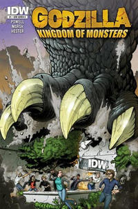 Cover Thumbnail for Godzilla: Kingdom of Monsters (IDW, 2011 series) #1 [Second Printing: IDW II Cover]