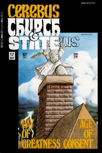 Cover Thumbnail for Cerebus Church & State (Aardvark-Vanaheim, 1991 series) #17