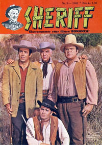 Cover for Sheriff (Serieforlaget / Se-Bladene / Stabenfeldt, 1959 series) #3/1962