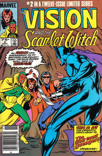 Cover for The Vision and the Scarlet Witch (Marvel, 1985 series) #2 [Newsstand]