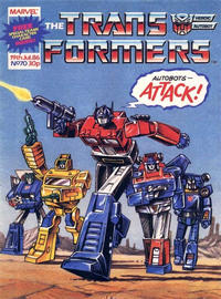 Cover Thumbnail for The Transformers (Marvel UK, 1984 series) #70