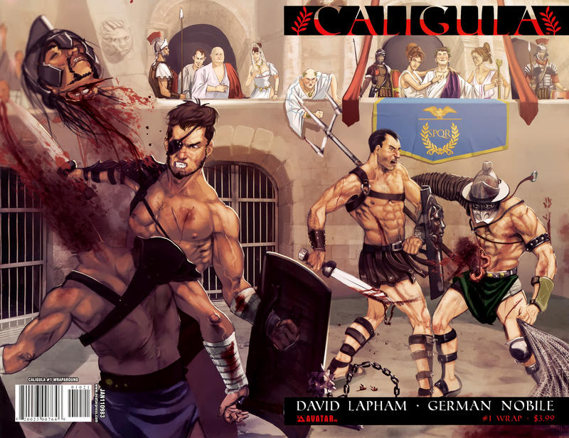 Cover for Caligula (Avatar Press, 2011 series) #1 [Wrap]