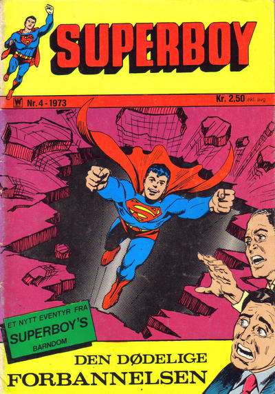 Cover for Superboy (Illustrerte Klassikere / Williams Forlag, 1969 series) #4/1973 [3/1973]