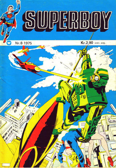 Cover for Superboy (Illustrerte Klassikere / Williams Forlag, 1969 series) #8/1975