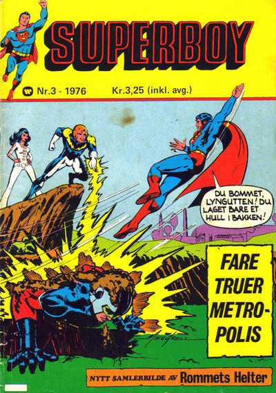Cover for Superboy (Illustrerte Klassikere / Williams Forlag, 1969 series) #3/1976