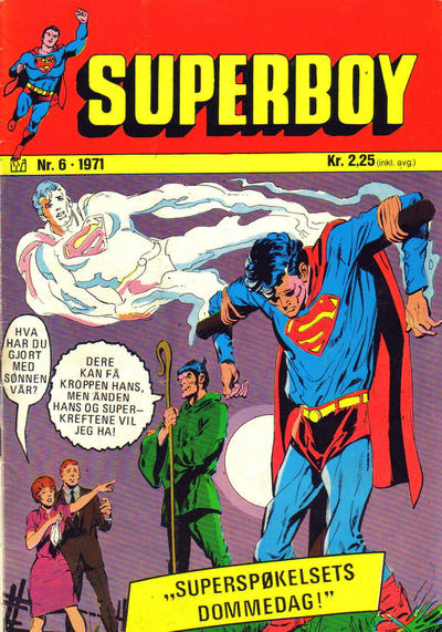 Cover for Superboy (Illustrerte Klassikere / Williams Forlag, 1969 series) #6/1971