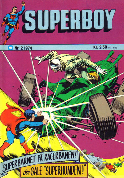 Cover for Superboy (Illustrerte Klassikere / Williams Forlag, 1969 series) #2/1974