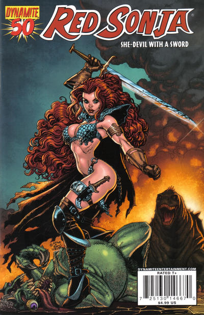 Cover for Red Sonja (Dynamite Entertainment, 2005 series) #50 [Art Adams Cover]