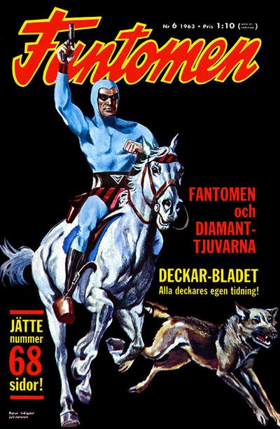 Cover for Fantomen (Semic, 1958 series) #6/1963