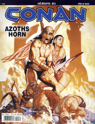Cover for Conan album (Bladkompaniet / Schibsted, 1992 series) #61 - Azoths horn
