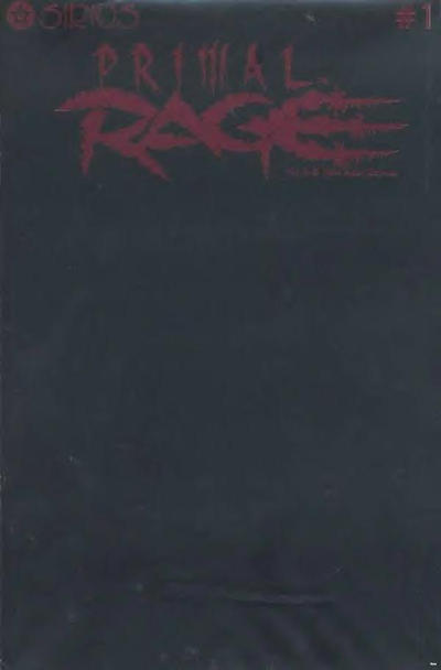 Cover for Primal Rage (SIRIUS Entertainment, 1996 series) #1 [Black Cover]