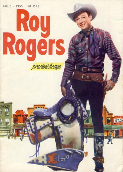 Cover for Roy Rogers (Serieforlaget / Se-Bladene / Stabenfeldt, 1954 series) #5/1955