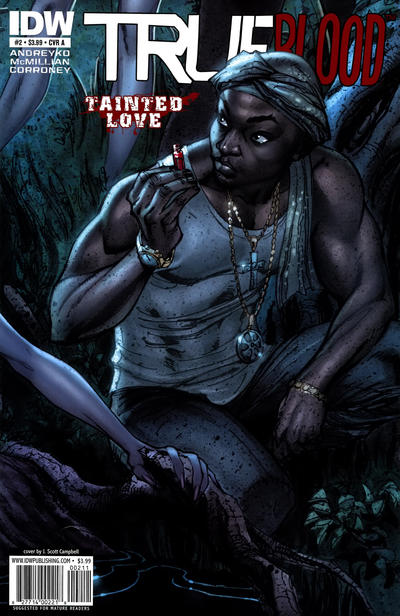 Cover for True Blood: Tainted Love (IDW, 2011 series) #2 [Cover A]