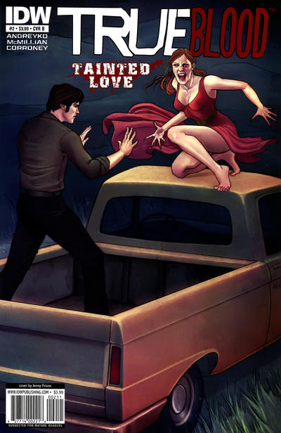 Cover for True Blood: Tainted Love (IDW, 2011 series) #2 [Cover B]