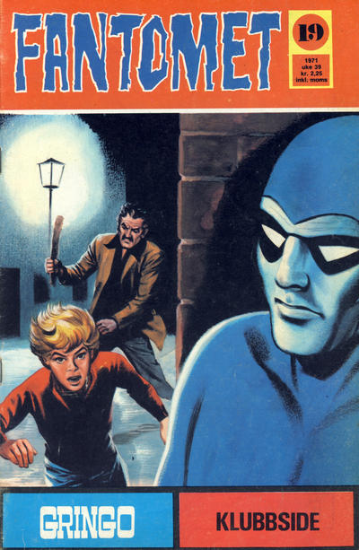 Cover for Fantomet (Romanforlaget, 1966 series) #19/1971