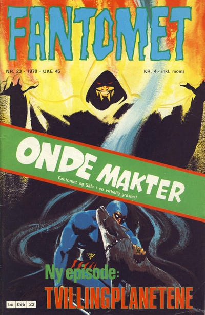 Cover for Fantomet (Semic, 1976 series) #23/1978