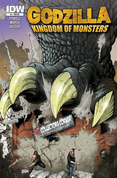 Cover for Godzilla: Kingdom of Monsters (IDW, 2011 series) #1 [Second Printing: Collector's Corner Cover]
