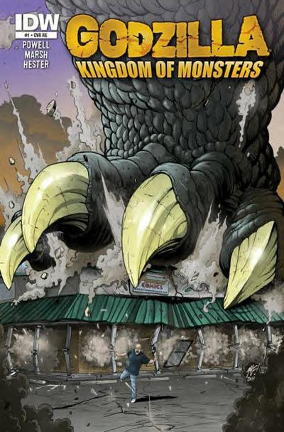 Cover for Godzilla: Kingdom of Monsters (IDW, 2011 series) #1 [Second Printing: Pittsburgh Comics Cover]
