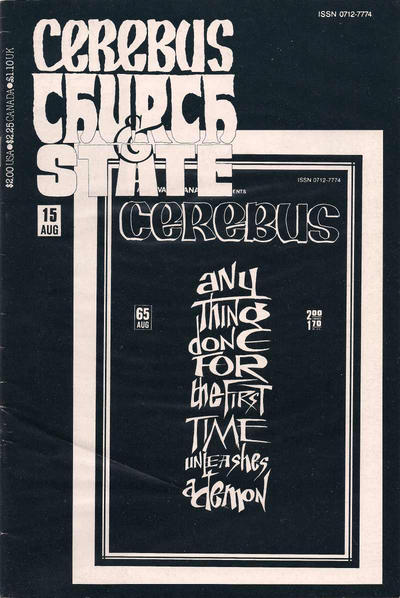 Cover for Cerebus Church & State (Aardvark-Vanaheim, 1991 series) #15