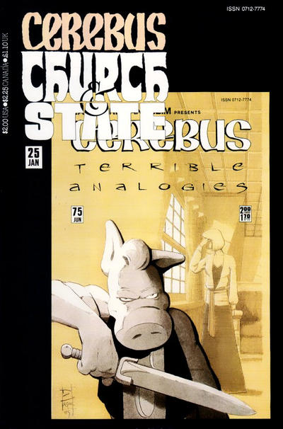 Cover for Cerebus Church & State (Aardvark-Vanaheim, 1991 series) #25
