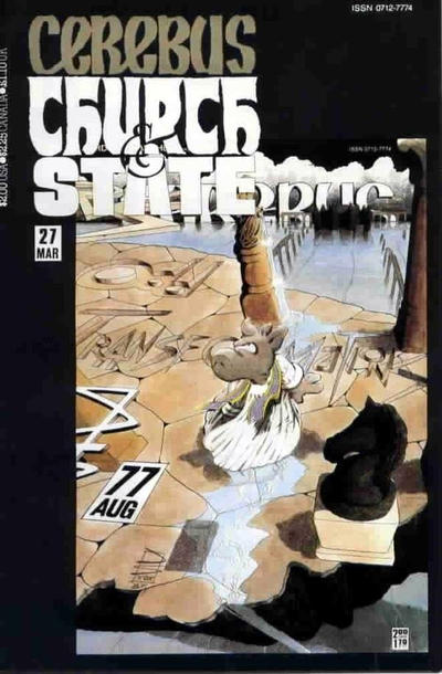 Cover for Cerebus Church & State (Aardvark-Vanaheim, 1991 series) #27