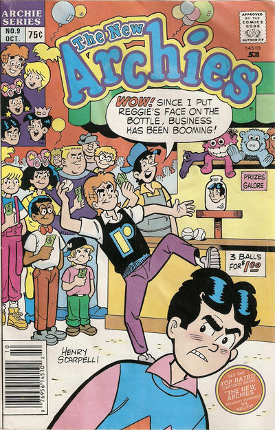Cover for The New Archies (Archie, 1987 series) #9 [Newsstand]