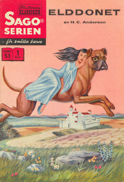 Cover for Sagoserien (Illustrerade klassiker, 1957 series) #53 - Elddonet