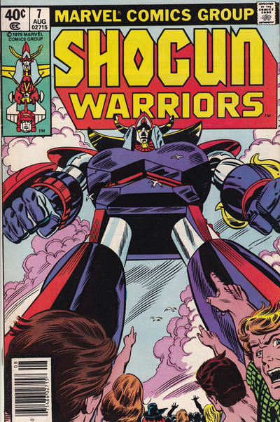 Cover for Shogun Warriors (Marvel, 1979 series) #7 [Newsstand]