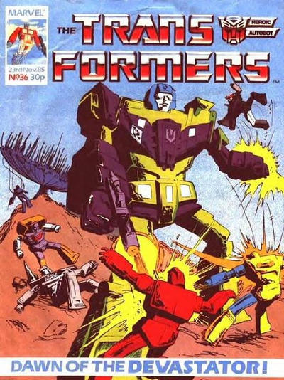 Cover for The Transformers (Marvel UK, 1984 series) #36