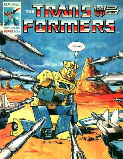 Cover for The Transformers (Marvel UK, 1984 series) #43